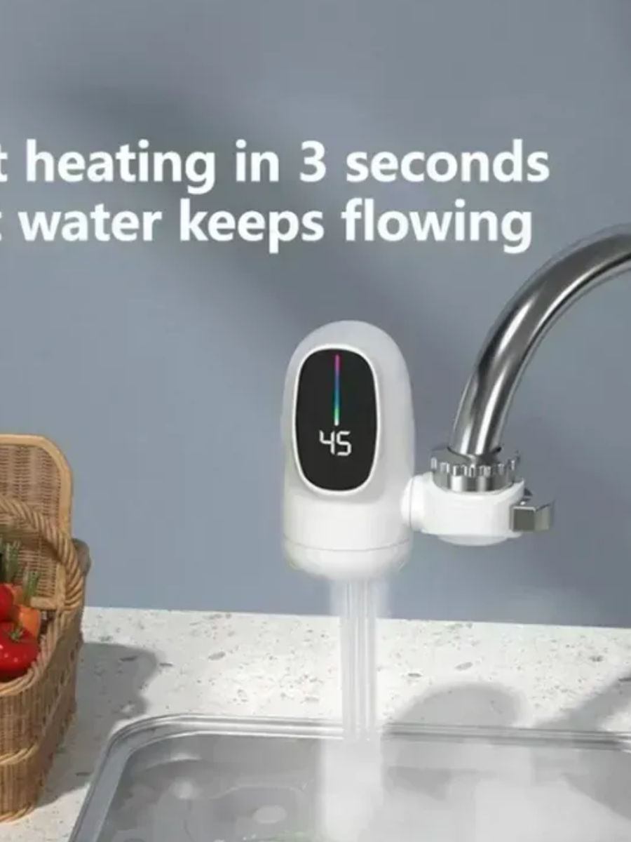 GRIFO CALENTADOR DE AGUA CON PANTALLA